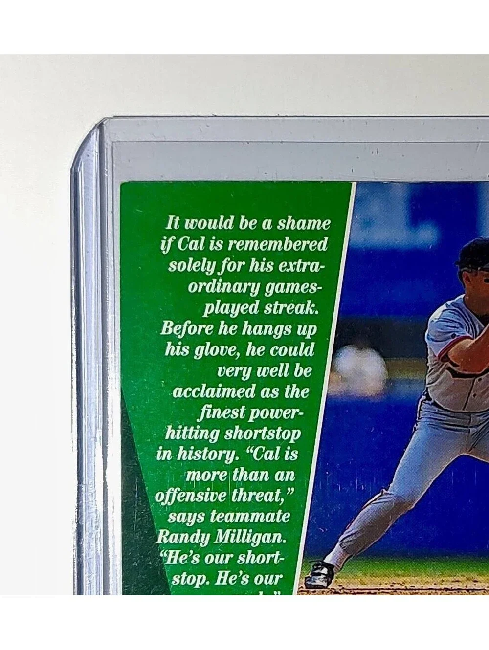 1992 Cal Ripken Jr Score MLB #18 Baseball Card Baltimore Orioles